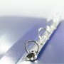 Папка KANZFILE на 4-х малых кольцах RING FILE, 25 мм, "LINEAR" желтый цвет